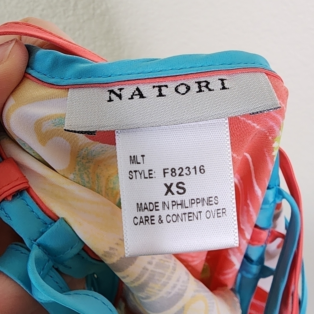 Natori Whimsical Crane Kimono Robe and Nightgown XS-S - Picture 9 of 9